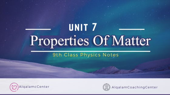Urdu Medium Class 9 Physics Notes Ch# 7 With Free PDF