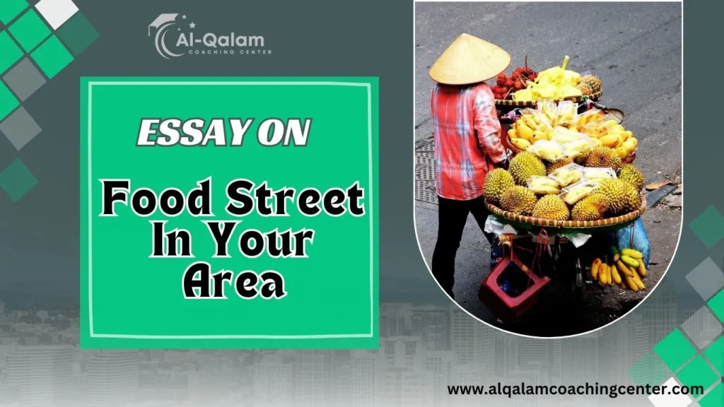 essay on food street in your area (200-500 words)