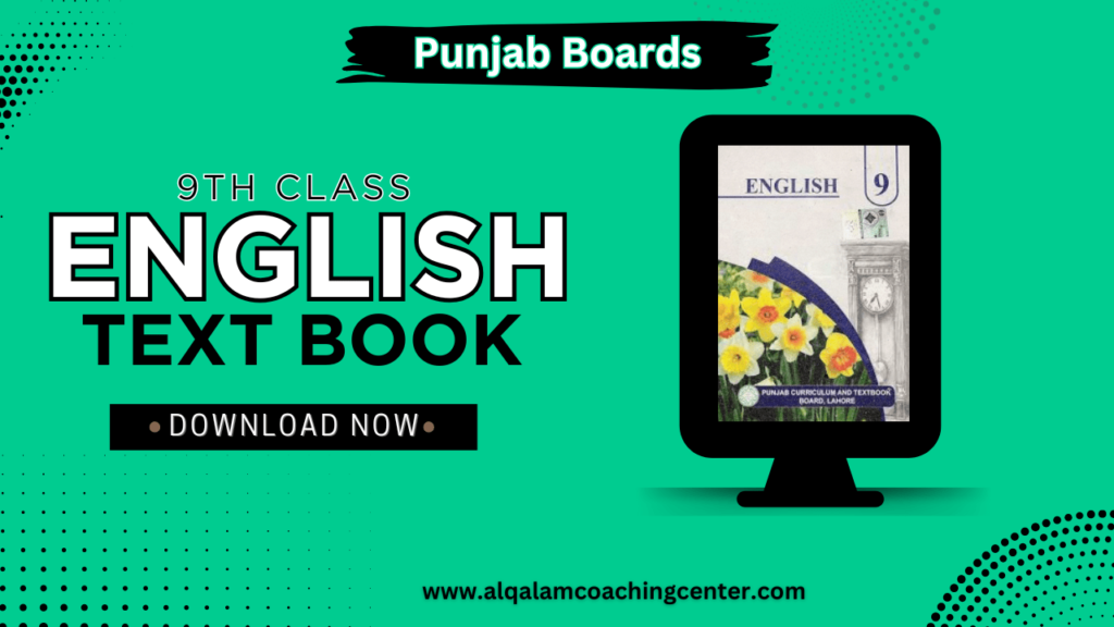 ENGLISH BOOK CLASS 9